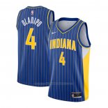Maillot Indiana Pacers Victor Oladipo #4 Ville 2020-21 Bleu