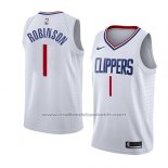 Maillot Los Angeles Clippers Jerome Robinson #1 Association 2018 Blanc
