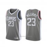 Maillot Los Angeles Clippers Lou Williams #23 Earned 2020-21 Gris