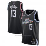 Maillot Los Angeles Clippers Paul George #13 Ville 2022-23 Noir