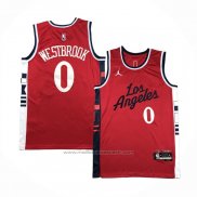 Maillot Los Angeles Clippers Russell Westbrook #0 Statement 2024-25 Rouge