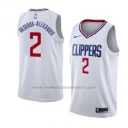 Maillot Los Angeles Clippers Shai Gilgeous-Alexander #2 Association 2018 Blanc