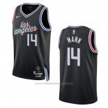 Maillot Los Angeles Clippers Terance Mann #14 Ville 2022-23 Noir