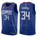 Maillot Los Angeles Clippers Tobias Harris #34 Icon 2017-18 Bleu