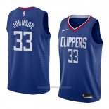 Maillot Los Angeles Clippers Wesley Johnson #33 Icon 2018 Bleu