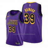 Maillot Los Angeles Lakers Dwight Howard #39 Ville Volet