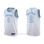 Maillot Los Angeles Lakers Kent Bazemore #9 Ville 2021-22 Blanc