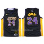 Maillot Los Angeles Lakers Kobe Bryant #24 2017-18 Noir