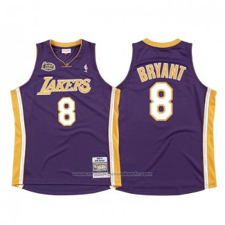 Maillot Los Angeles Lakers Kobe Bryant #8 2000-01 Finals Volet