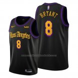 Maillot Los Angeles Lakers Kobe Bryant #8 Ville 2019-20 Noir