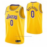 Maillot Los Angeles Lakers Russell Westbrook #0 Icon 2020 Jaune