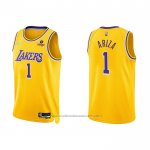 Maillot Los Angeles Lakers Trevor Ariza #1 75th Anniversary 2021-22 Jaune