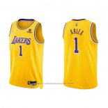 Maillot Los Angeles Lakers Trevor Ariza #1 75th Anniversary 2021-22 Jaune