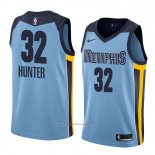 Maillot Memphis Grizzlies Vincent Hunter #32 Statement 2018 Bleu