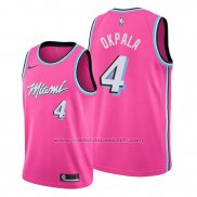 Maillot Miami Heat Kz Okpala #4 Earned 2019-20 Rosa