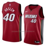 Maillot Miami Heat Udonis Haslem #40 Statement 2018 Rouge