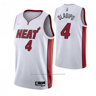 Maillot Miami Heat Victor Oladipo #4 Association 2021-22 Blanc