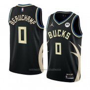 Maillot Milwaukee Bucks Marjon Beauchamp #0 Statement 2022-23 Noir