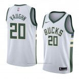 Maillot Milwaukee Bucks Rashad Vaughn #20 Association 2018 Blanc