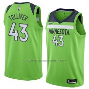 Maillot Minnesota Timberwolves Anthony Tolliver #43 Statement 2018 Vert