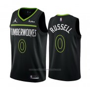 Maillot Minnesota Timberwolves D'angelo Russell #0 Statement 2022-23 Noir