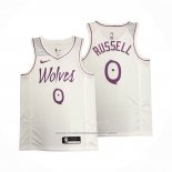 Maillot Minnesota Timberwolves Derrick Rose #0 Earned Blanc