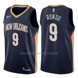Maillot New Orleans Pelicans Rajon Rondo #9 Icon 2017-18 Bleu