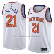 Maillot New York Knicks Damyean Dotson #21 Association 2018 Blanc