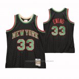 Maillot New York Knicks Patrick Ewing #33 Mitchell & Ness 1991-92 Noir