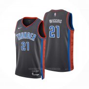 Maillot Oklahoma City Thunder Aaron Wiggins #21 Ville 2022-23 Gris