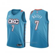 Maillot Oklahoma City Thunder Darius Bazley #7 Ville Bleu