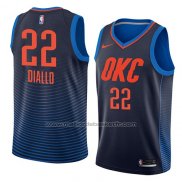 Maillot Oklahoma City Thunder Hamidou Diallo #22 Statement 2018 Bleu