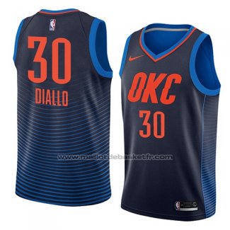 Maillot Oklahoma City Thunder Hamidou Diallo #30 Statement 2018 Bleu