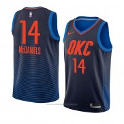 Maillot Oklahoma City Thunder K. J. Mcdaniels #14 Statement 2018 Bleu