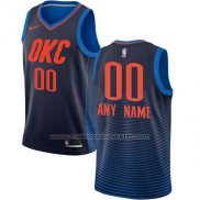 Maillot Oklahoma City Thunder Personnalise 2017-18 Bleu