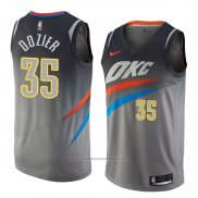 Maillot Oklahoma City Thunder Pj Dozier #35 Ville 2018 Gris