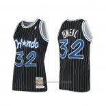 Maillot Orlando Magic Shaquille O'neal #32 Hardwood Classics Authentique 1994 Noir