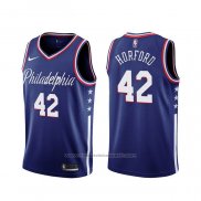 Maillot Philadelphia 76ers Al Horford #42 Ville 2019-20 Bleu