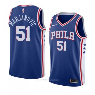 Maillot Philadelphia 76ers Boban Marjanovic #51 Icon 2018 Bleu