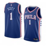 Maillot Philadelphia 76ers Mike Scott #1 Icon 2018 Bleu