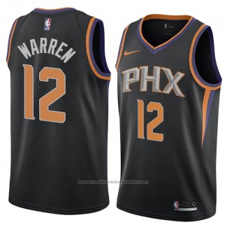 Maillot Phoenix Suns Tj Warren #12 Statement 2018 Noir