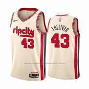 Maillot Portland Trail Blazers Anthony Tolliver #43 Ville Crema