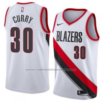 Maillot Portland Trail Blazers Seth Curry #30 Statement 2018 Blanc