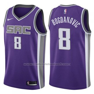 Maillot Sacramento Kings Bogdan Bogdanovic #8 Icon 2017-18 Volet