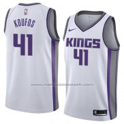 Maillot Sacramento Kings Kosta Koufos #41 Association 2018 Blanc