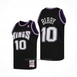 Maillot Sacramento Kings Mike Bibby #10 Mitchell & Ness 2001-02 Noir