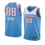 Maillot Sacramento Kings Nemanja Bjelica #88 Ville 2018-19 Bleu