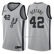 Maillot San Antonio Spurs Davis Bertans #42 Statement 2017-18 Gris