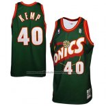 Maillot Seattle SuperSonics Shawn Kemp #40 Historic Retro Vert