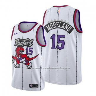 Maillot Toronto Raptors Eric Moreland #15 Classic Edition 2019-20 Blanc